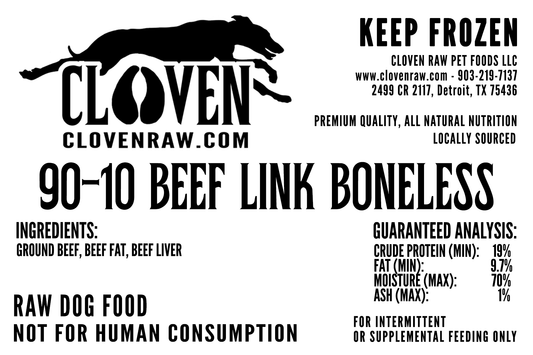 90/10 Beef Links – Boneless