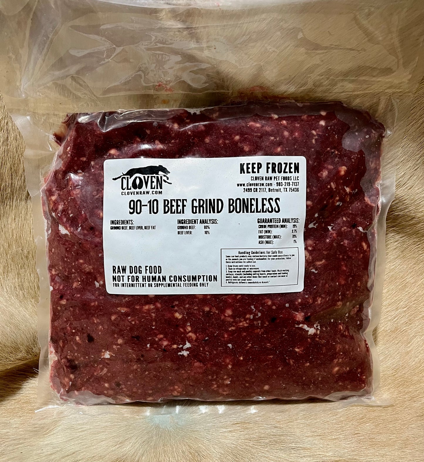 90/10 Beef Grind – Boneless