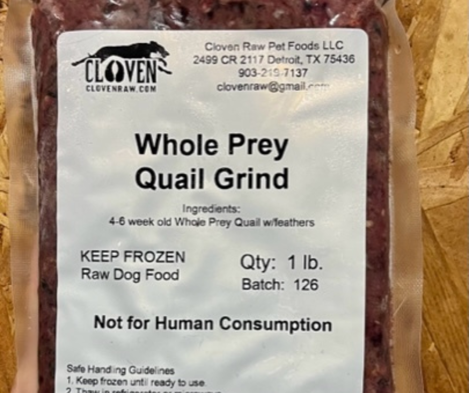 Quail – Cloven Raw