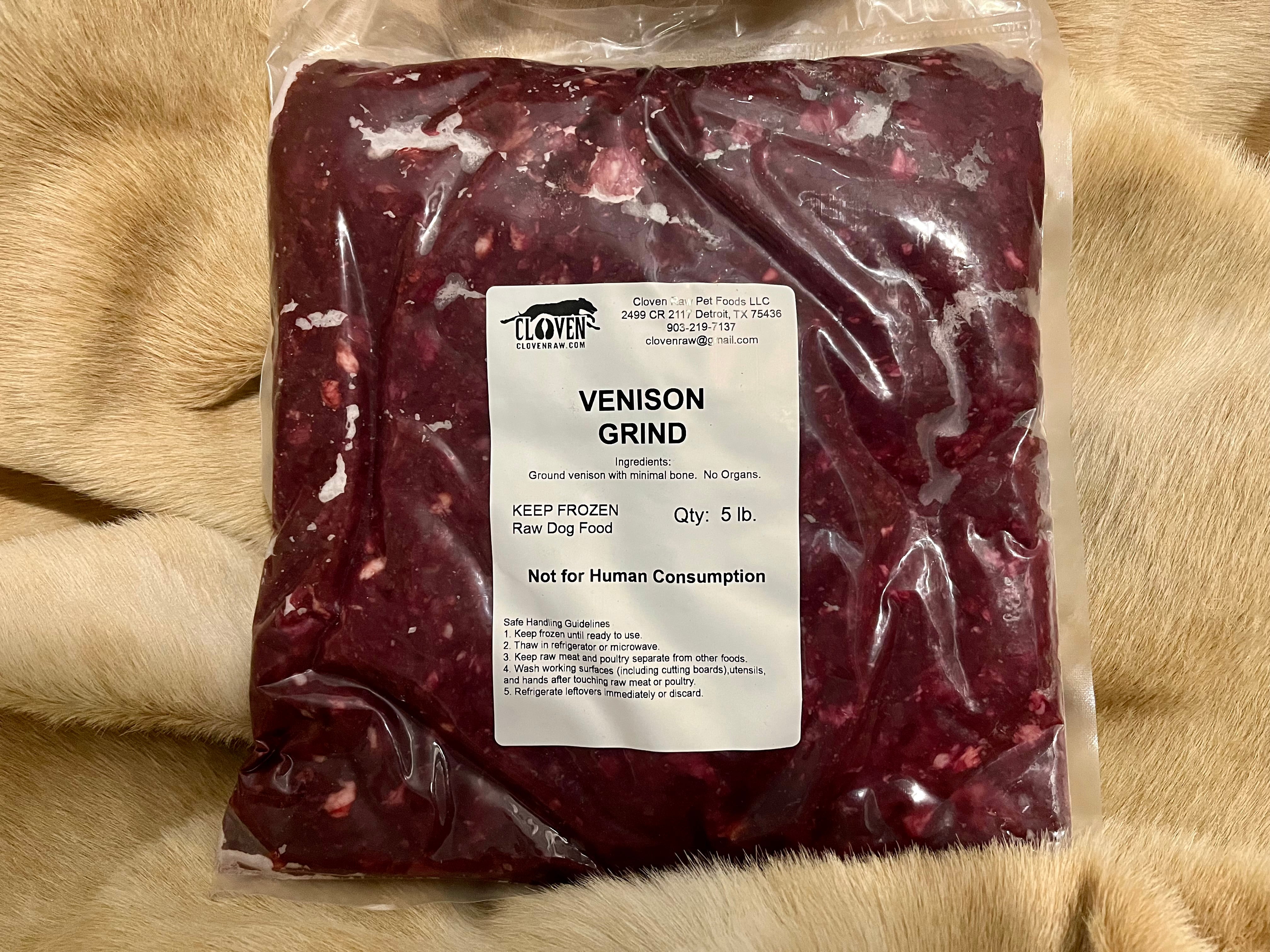 A closer look at Venison Dog Food For Overlarge Dogs