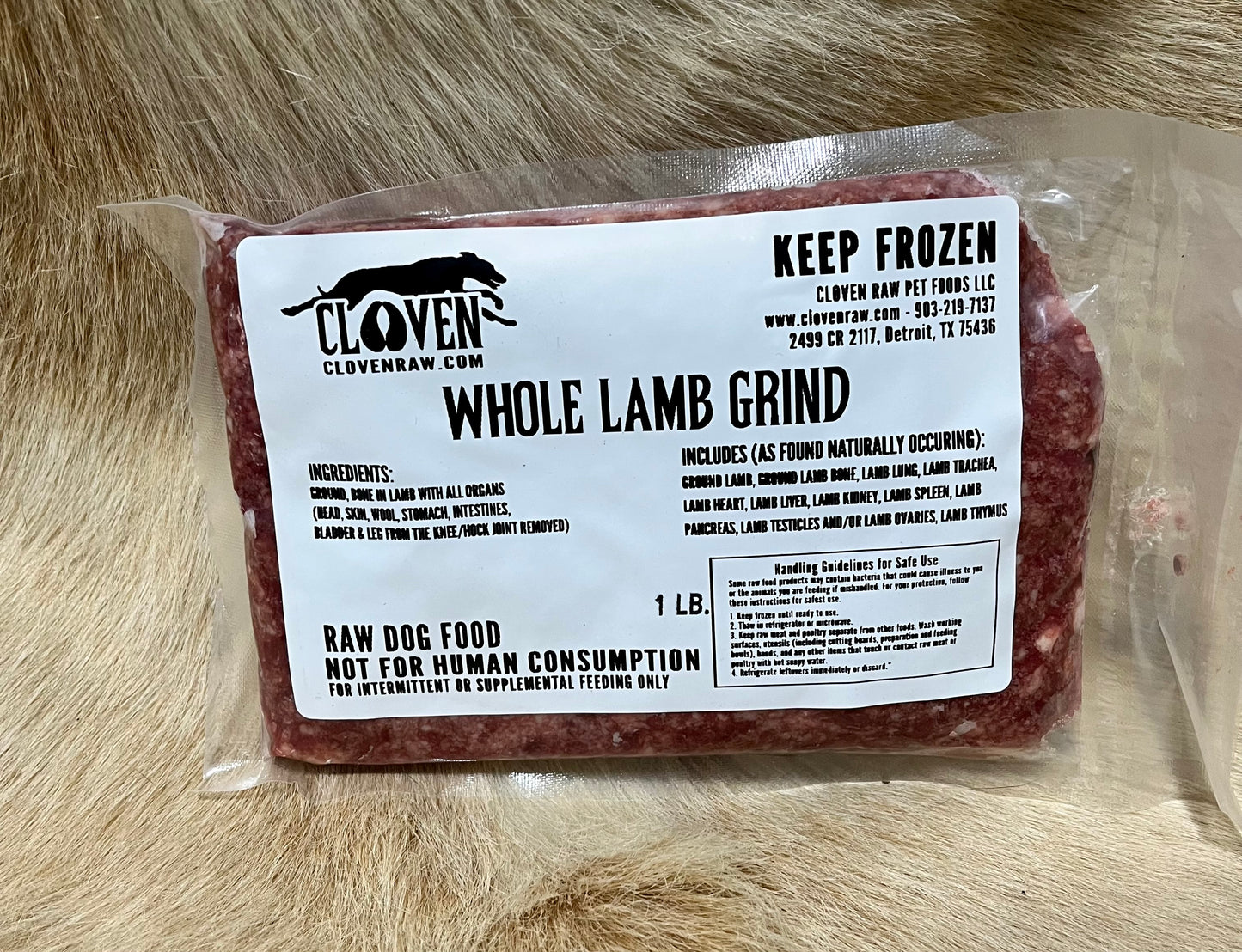 Whole Lamb Grind